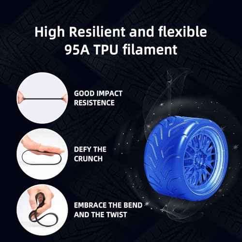 TPU Filament Grey - color: Grey Tpu 1