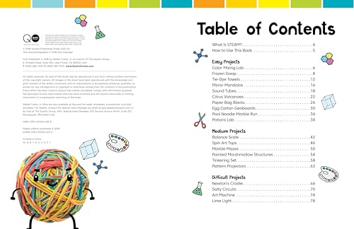 STEAM Play & Learn: 20 fun step-by-step preschool projects about science, technology, engineering, art, and math!