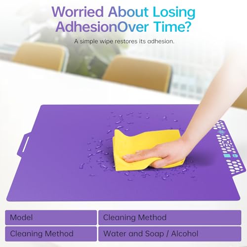 BIQU CryoGrip Pro Glacier Build Plate for Snap-Maker U1 3D Printer - color: Glacier-Purple, size: 276*301MM-U1, style: Glacier