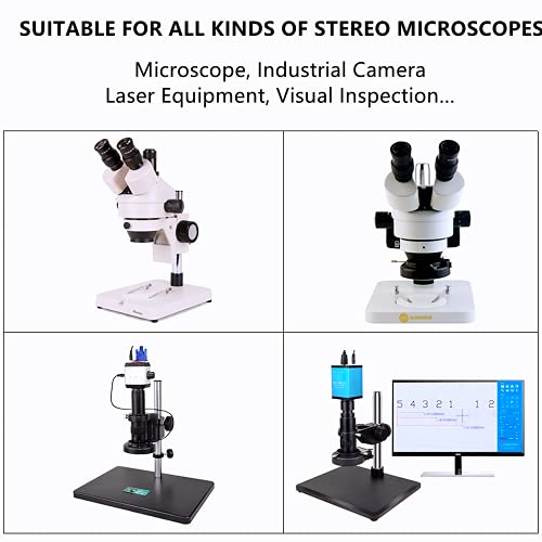 TreochtFUN Microscope 144 Led Ring Light Adjustable Illuminator - color: Black