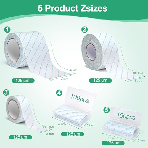 Paraffin Lab Sealing Film and Grafting Tape, 1.2 in x 591 in Self-Sealing Wrap for Plant Grafting, Petri Dishes, Test Tubes and Lab Use, BM-PSF-992, No Cutting Required