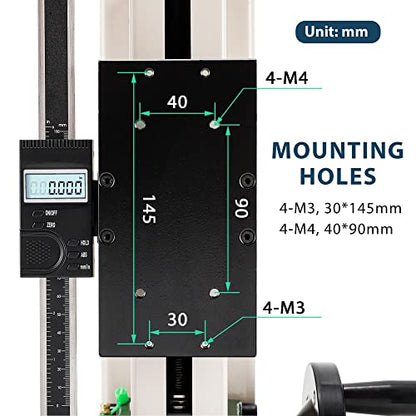 500N Force Gauge with Test Stand Wheel Operated 180mm Stroke