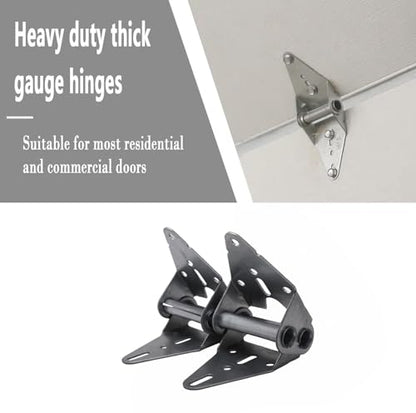 Garage Door Hinges #1 with Mounting Bolts 2 Packs+8Screws