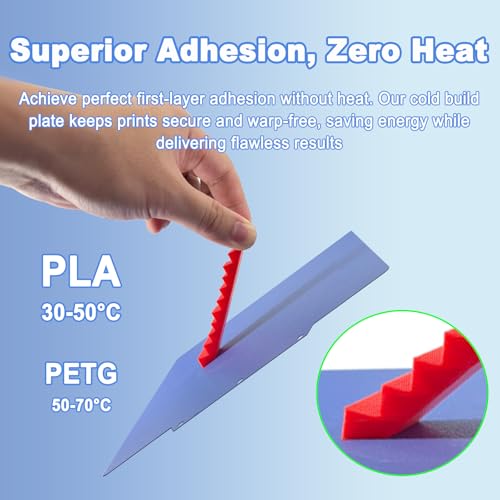 235x235mm Cold Build Plate for Adventurer AD5X/5M/5M Pro - size: 235*235mm（ad5x）