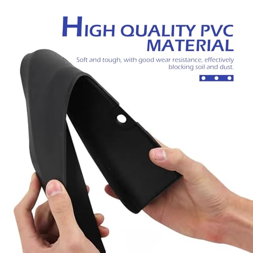 2PCS Car Mud Flaps, Anti-Scratch & Anti-Collision Vehicle Mud Flaps, Front Rear Tire Splash Guards, Universal for Most Cars, Trucks, SUVs (Black)