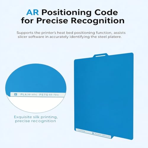 257x257mm Cool Build Plate for Bambu Lab P1S/P1P/P2S/X1C/X1E/A1 3D Printer - size: 257x257mm