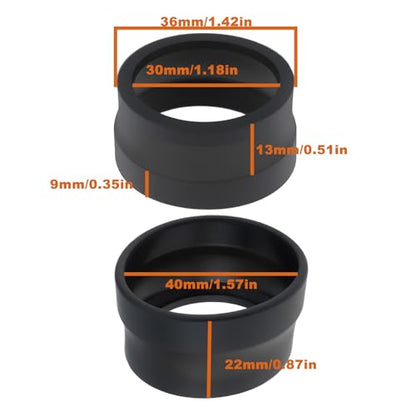 1 Pair Foldable Rubber Eyecups for 35mm Microscopes Telescopes 33-39mm Ocular Lens Instrument Eyepiece