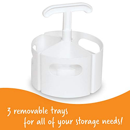 Learning Resources Create-a-Space Storage Mini Center, White