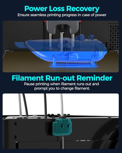 FLASHFORGE Adventurer 5M 3D Printer High Speed Max 600mm/s with Auto Leveling, 3-Second Nozzle Change, 220×220×220mm Printing, 280°C Direct Drive for Kids/Beginners/Home - color: AD5M