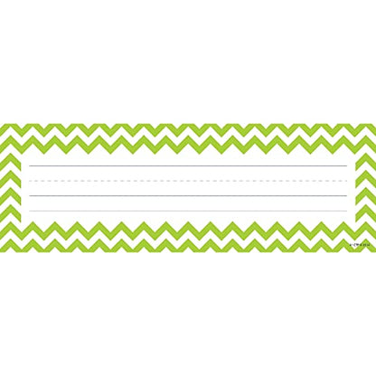 Chevron Solids Name Plates, CTP Classroom Decoration, 36 Pieces (Creative Teaching Press 4517) - color: Chevron Solids