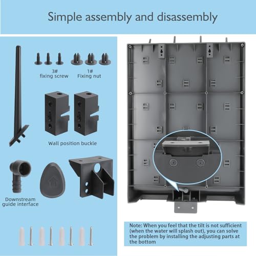 Lab Drying Racks - Lab Supply Pegboard Bench,27 Pegs Drying Rack Lab,Wall Mounted Test Tube Dryer,Detachable PP Lab Rack
