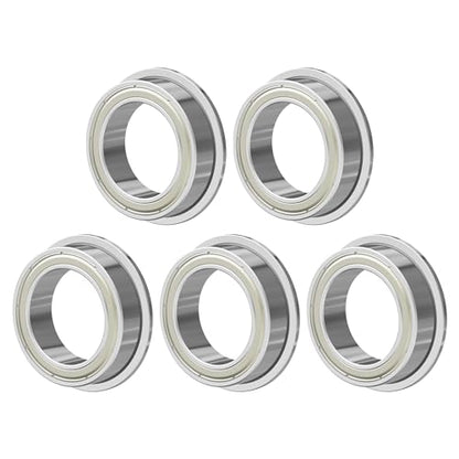 5PCS F6701ZZ Flange Ball Bearing, 12x18x4mm - size: F6701ZZ Size12×18×4mm