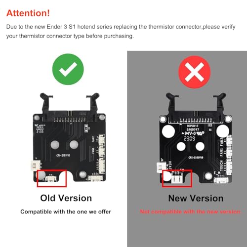 Sprite Extruder Pro Ender 3 S1 Hotend Upgrade Kit,Plated Copper Heater Block,Nozzle 0.4mm,Bi-Metal Heatbreak for Ender 3 S1,Ender 3 S1 Pro,Ender 3 S1 Plus,CR-10 Smart Pro Hotend,300℃ - color: Ender 3 S1 Hotend, size: Plated Copper Kit