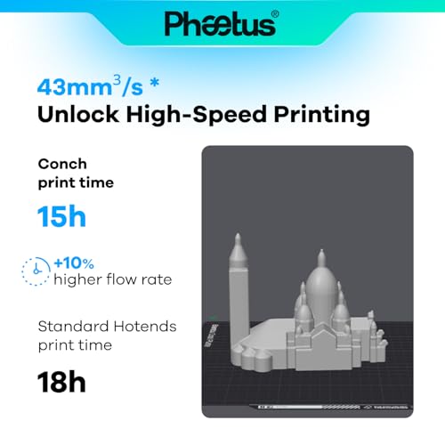 PhaetusxArkfly Conch Hotend for Adventurer 5M/5M Pro 43mm³/s High Flow - color: Black, size: 0.8