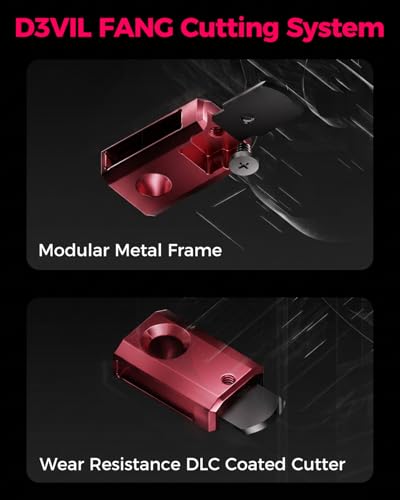 Creality Official DXC2 Extruder, Upgrade K2 Plus/K2/K2 Pro Extruder Kit, Innovative Dual Gear Design and Magnetic Snap Structure, 3D Printer Extrusion Accessories for K2 Series