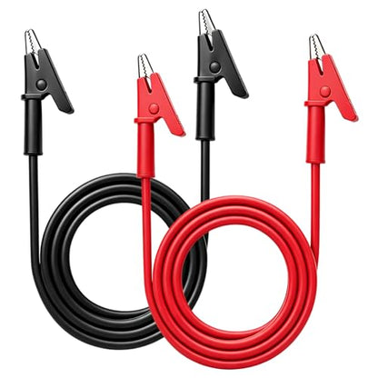 2PCS Dual-Ended Jumper Wire Kit Alligator Clips Test Leads