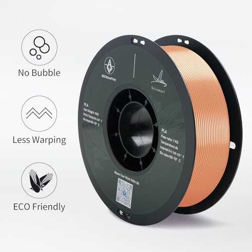 PLA 3D Printer Filament, Dimensional Accuracy +/- 0.02 mm, 1 kg Spool(2.2lbs), 1.75 mm，Skin - color: 1kg Skin