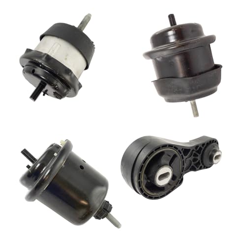 TRQ 4 Piece Engine & Transmission Motor Mount Kit - style: MTA34430