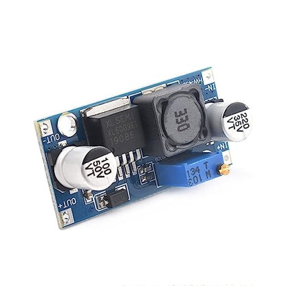 6PCS XL6009 Booster Step Up DC to DC Boost Converter Circuit Board, Input 3V-32V to Output 5V-35V 4A 400KHz Voltage Regulator Adjustable Synchronous DIY Non-Isolated Power Supply Module