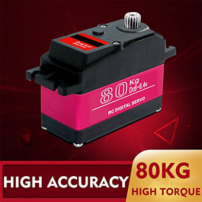 GoolRC 80kg Digital Servo 270?High Torque Servo Motor Metal Gear Waterproof for 1/5 HSP HPI RC Car Baja Car - size: 270 degree