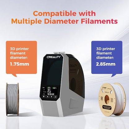 2026 New Creality Space PI Filament Dryer-Christmas Gifts, 3D Printer Filament Dryer Box with 360° Heating, Upgraded Filament Dehydrator Storage Box Support Nylon ABS PETG PLA TPU 1.75/2.85mm - size: Space PI