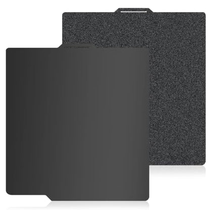 257x257mm Double-Sided PEI Build Plate for Bambu Lab X2D P2S A1 X1C X1 X1E P1P P1S, Black Smooth & Textured Flexible Spring Steel Plate, PLA PLA+ TPU Low Temp Printing Bed - size: 257x257mm