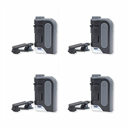 Carson MicroBrite Pro Kit with Pocket Microscope & Smartphone Adapter Clip