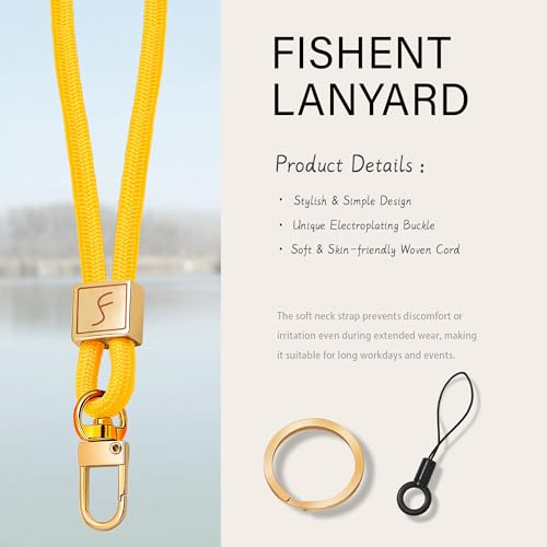 Fishent Lanyard, Cute Neck Lanyards for Keys ID Badges Holder, Keychain Key Teacher Lanyard with Safety Breakaway Buckle for Women Men, Pineapple - color: Pineapple