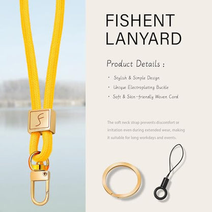 Fishent Lanyard, Cute Neck Lanyards for Keys ID Badges Holder, Keychain Key Teacher Lanyard with Safety Breakaway Buckle for Women Men, Pineapple - color: Pineapple