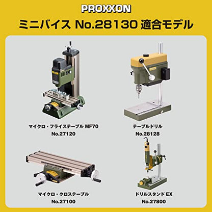 PROXXON NO.28130 Mini Vise Drill Stand, Table Drill, Micro, Cross Table Use, Convenient