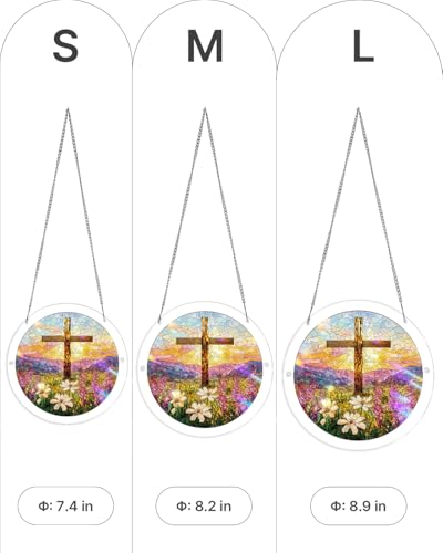 KaayeeWood Acrylic Suncatcher Puzzle, Garden of Holy Light-8.2 in - color: Garden of Holy Light, size: 8.2 in