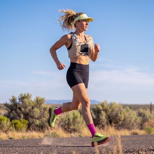 NORTIV 8 Women's Breathable Trail Running Shoes - color: Lemon Green, size: 7.5