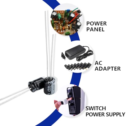 50 Pcs Electrolytic Capacitor 1uF 16V Aluminum Radial Electrolytic Capacitors - style: 16V 1uF