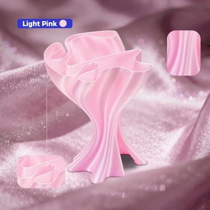 3D Printer Filament PLA Silk Pink, 1.75mm PLA Filament Smooth, Odorless, Premium Vacuum Sealed, Perfect Printing for Arts, Crafts & DIY, Ideal for Home & Office, 1kg Spool, Dreamy Light Pink - color: Silk Light Pink