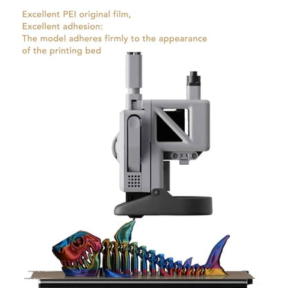BORDSTRACT Double-Sided Build Plate, PEY Star Pattern + PEI Spray Texture Spring Steel 235x235mm Without Soft Magnetic Base, Printing Hot Bed Platform with Grooves for K1/S1 3D Printers - style: PEI spray + PEY starry sky 235*235mm (with grooves)