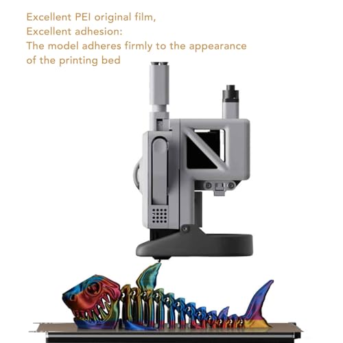 BORDSTRACT Double-Sided Build Plate, PEY Star Pattern + PEI Spray Texture Spring Steel 235x235mm Without Soft Magnetic Base, Printing Hot Bed Platform with Grooves for K1/S1 3D Printers - style: PEI spray + PEY starry sky 235*235mm (with grooves)