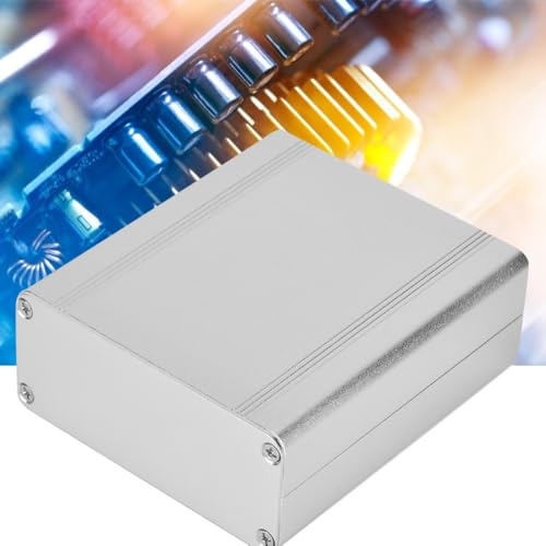 Aluminum Cooling Enclosure Case 38x88x100mm – Heat Dissipation DIY Project Box for Circuit Boards, Die Casting with Sandblasted Surface