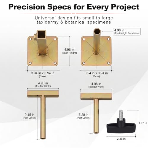 Taxidermy Stand Kit 3 Axis Mount - for Small and Large Projects