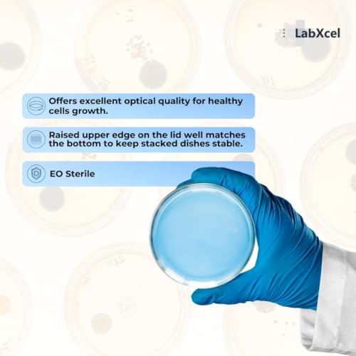 Petri Dishes 90x15mm with No-Vent Lids, 30 Pack - size: 90x15 mm No Vents