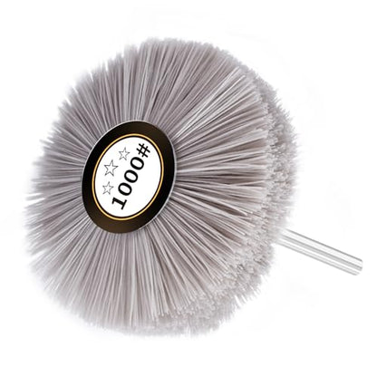 Nylon Wheel Brush, 1000 Grit, 6mm Shank - style: 1Pcs 1000#