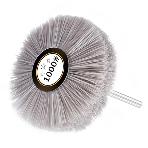 Nylon Wheel Brush, 1000 Grit, 6mm Shank - style: 1Pcs 1000#