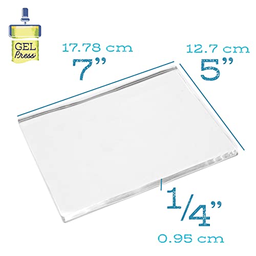 Gel Press Gelli Printing Plate - (Size: 5" X 7") - 10810 - size: 5" x 7"