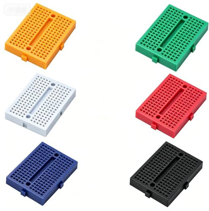 12Pcs 170 Hole Mini Breadboard Kit Compatible with Arduino