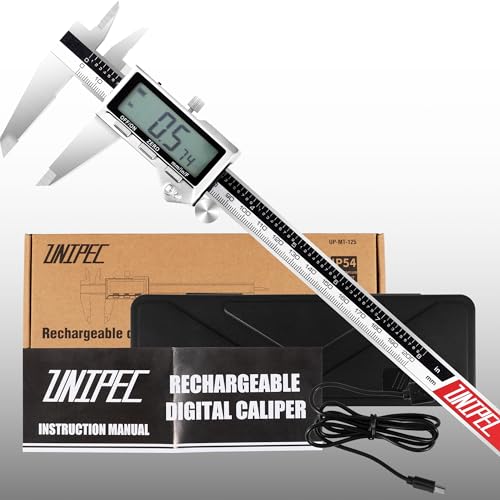 Rechargeable Caliper 8 inch with Large LCD Display - size: 0-8"