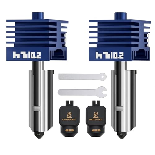 2PCS 0.2MM Hotend Kit for Bambu Lab P2S/H2D/H2C/H2S/X2D/A1/A2L/A1MINI - color: Blue, size: 0.2mm