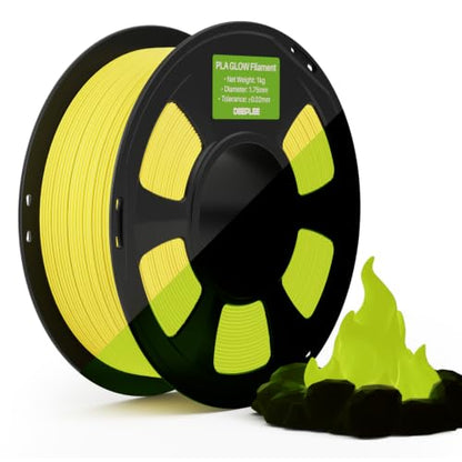 Glow in The Dark PLA Filament 1.75mm 1KG Glow Yellow - color: 1*glow Yellow