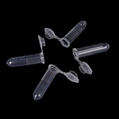 2ml 500 Pcs Microcentrifuge Tubes with Snap Cap Polypropylene - size: 2ml-500pcs