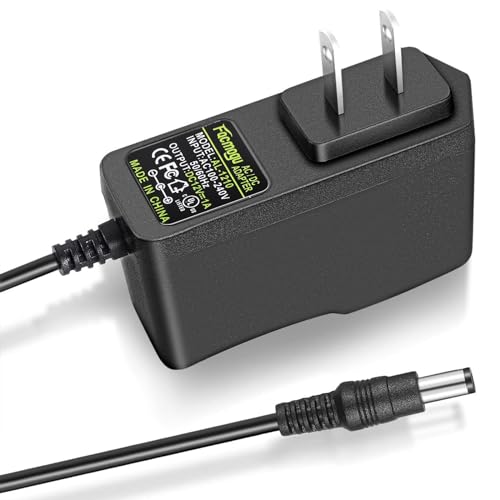 Facmogu 2 Pack 12V 1A Power Supply, AC Adapter 100~240V 50-60hz to 12 Volt - size: 12V 1A - 2 Pack