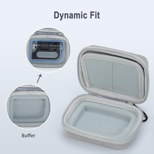 Travel Case for Carson MicroBrite Plus 60x-120x LED Pocket Microscope - color: 5.2x3.8x2.5 inch
