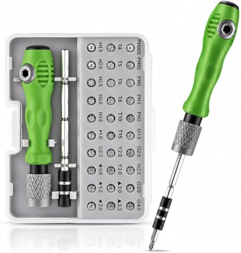 32-in-1 Precision Screwdriver Set, Professional Magnetic Mini Repair Tool Kit for Electronics, Phone, Laptop, Watch, Eyeglasses, Toys and Computers